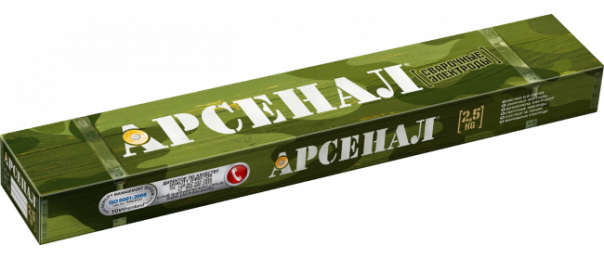 Электроды сварочные Арсенал МР-3, ф 3 мм уп-2,5 кг в Авдеево